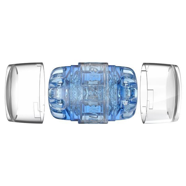 Мастурбатор Fleshlight Quickshot Turbo Blue Ice, компактний, чудово для пар і мінету SX0678 SafeYourLove
