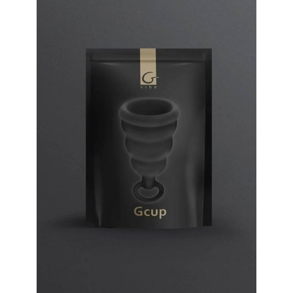 Menstrual cup gcup gvibe, s, 6 x 3.5 cm, Black