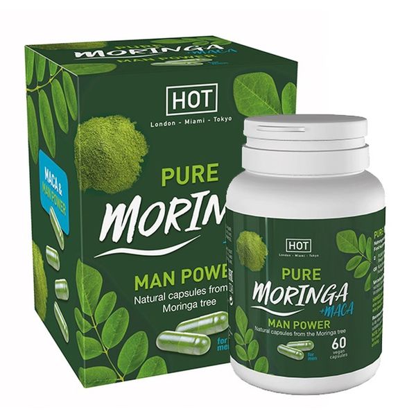 Kapsułki na zwiększenie potencji HOT BIO Moringa Man Caps (cena za opakowanie, 60 tabletek)