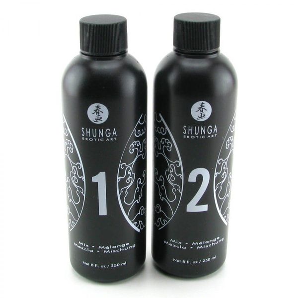 Shunga Orientalny żel do masażu ciała NURU – Melon Mango (2 x 225 ml) plus arkusz