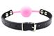 Кляп силиконовый Silicone ball gag metal accesso pink 221302012 фото 2