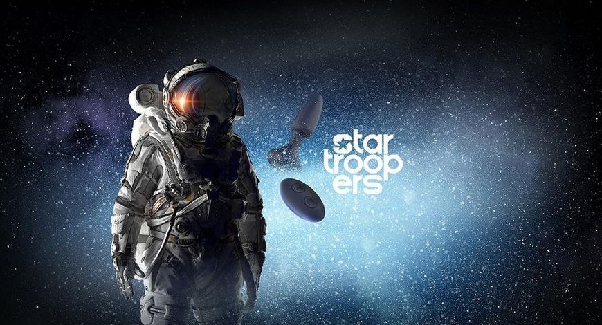 Анальна пробка DreamToys Startroopers Venus з дистанційним пультом керування, чорна DT22137 SafeYourLove