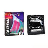Презервативи Holographic Recare Ice Cream Big Dotted Condoms 3 шт, з пухирцями, аромат: морозиво SX3332 SafeYourLove