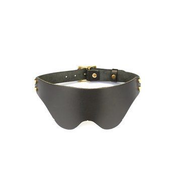 Кожаная маска на глаза Liebe Seele Samurai Blindfold SX2814 фото