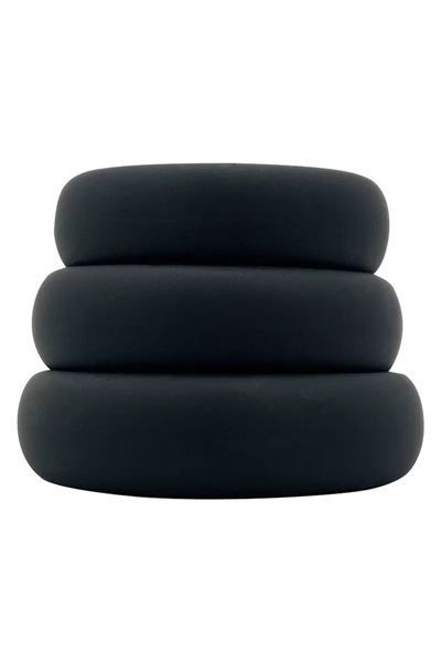 Набір ерекційних кілець Alive Sensual Pleasure Rings чорні AV33789 SafeYourLove