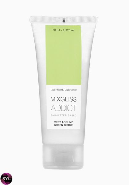 Лубрикант на водній основі MixGliss Addict Green Citrus (70 мл) Лайм SO1618 SafeYourLove