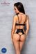 Комплект білизни Passion TASMINA SET S/M black, ліф, високі трусики з корсетом ззаду SO8491 фото 6 Safeyourlove