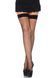 Leg Avenue Fishnet Thigh Highs, Black, Plus size