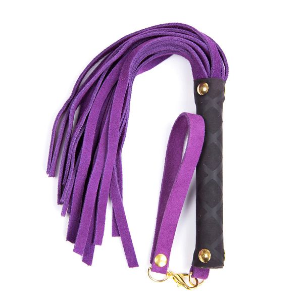 Флоггер DS Fetish Leather flogger S purple 292300123 фото