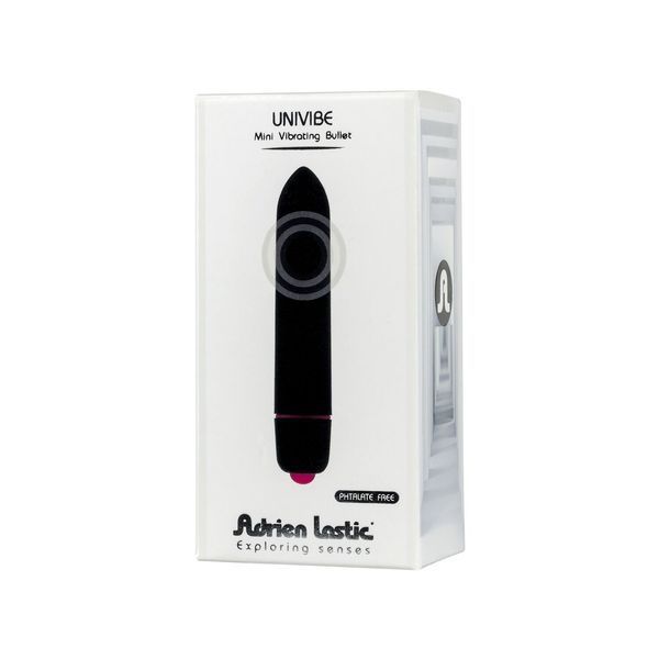 Вибропуля Adrien Lastic Univibe, 10 режимов работы, силикон, на батарейках SO8207 фото