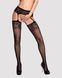 Сітчасті панчохи-стокінги з імітацією гартерів Obsessive Garter stockings S500, з доступ SO7273 фото 1 Safeyourlove