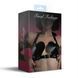 Bra Hearts made of genuine leather Feral Feelings - Hearts Bra, color Black
