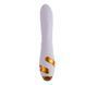 Вібратор-кролик з пульсацією та флогером LOCKINK SEVANDA Whip Vibrating Massage Wand, біло-золотий SX0904 фото 3 Safeyourlove