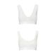 Спортивний топ з еластичної бавовни Passion PS005 TOP white, SO4229 фото 5 Safeyourlove