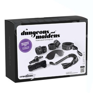 Комплект для БДСМ CRUSHIOUS Dungeons & Maidens чёрный, 8 предметов EX22976 фото