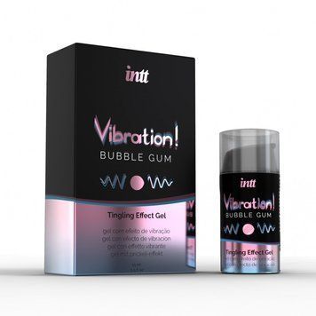 Wibrator w płynie Intt Vibration Bubble Gum 15 ml