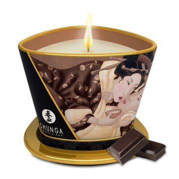 Массажная свеча Intoxicating Chocolate аромат: шоколад, 170 мл. SHUNGA (Канада) SH045094 фото