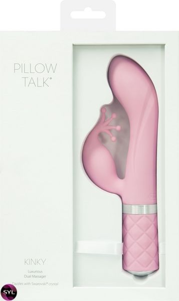 Роскошный вибратор-кролик Pillow Talk - Kinky с кристаллом Сваровски, мощный SO2715 фото