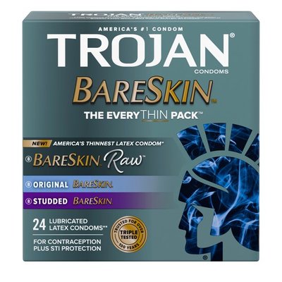Упаковка 24шт Trojan BareSkin EveryThin UCIU000354 SafeYourLove