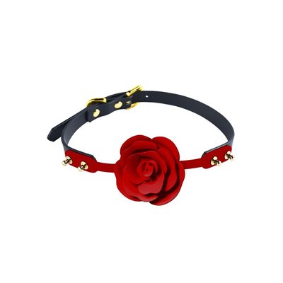 Розкішний кляп у вигляді троянди Zalo - Rose Ball Gag, подвійне використання SO6690 SafeYourLove