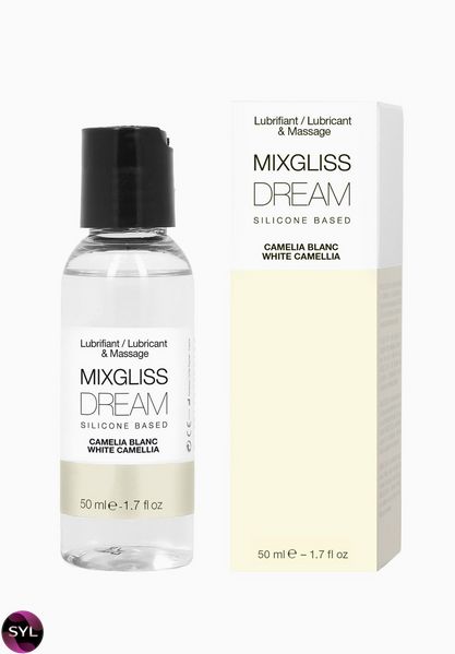 Лубрикант на силіконовій основі MixGliss DREAM - CAMELIA BLANC (50 мл) з ароматом білої камелії SO1363 SafeYourLove