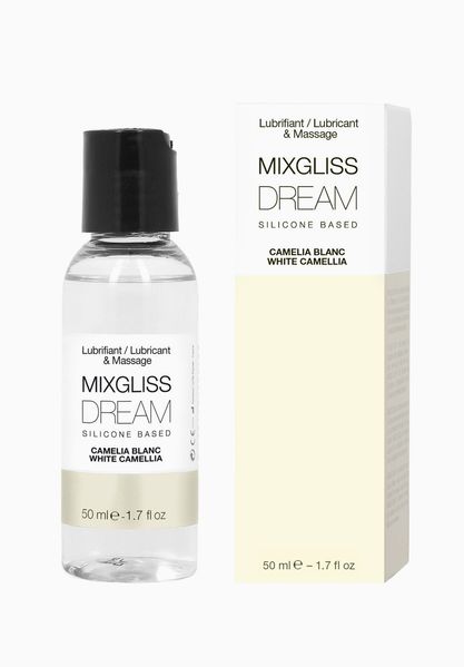 Lubrykant na bazie silikonu MixGliss DREAM - CAMELIA BLANC (50 ml) o zapachu białej kamelii