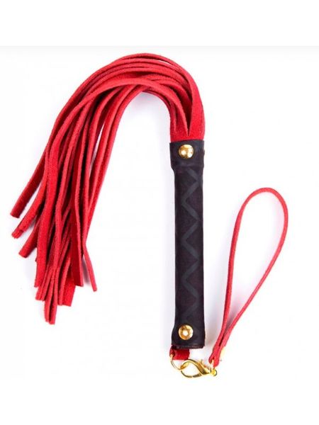 Флоггер DS Fetish Leather flogger S red 292000123 SafeYourLove