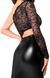 Dress Noir Handmade F339 Assymetrical dress, size L