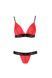 Комплект белья GLAMISS SET red/black S/M - Passion P56150 фото 3