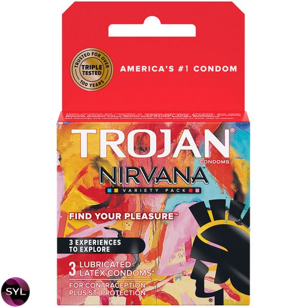 Упаковка 3шт Trojan Nirvana UCIU001108 фото