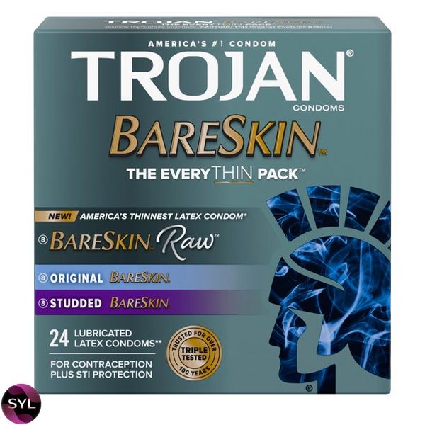 Упаковка 24шт Trojan BareSkin EveryThin UCIU000354 SafeYourLove