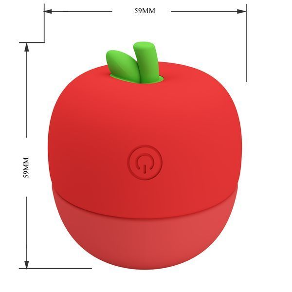 Pretty Love APPLE Secret clitoral stimulator, Red