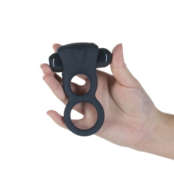 Подвійне ерекційне кільце з вібрацією Lux Active-Triad - Vibrating Dual Cock Ring, пульт ДК SO5575 SafeYourLove