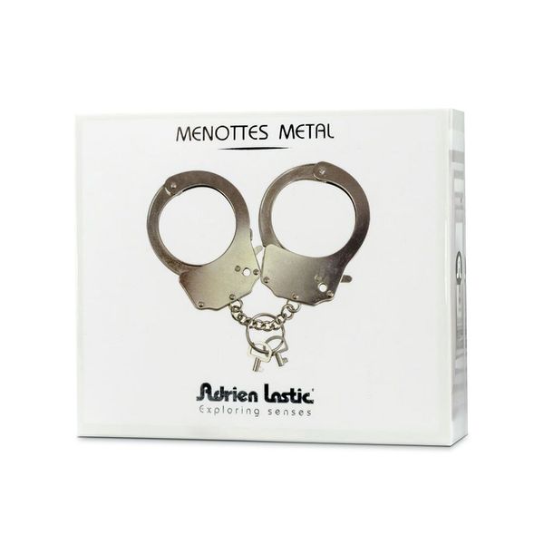 Наручники металеві Adrien Lastic Handcuffs Metallic (поліцейські) AD30400 SafeYourLove