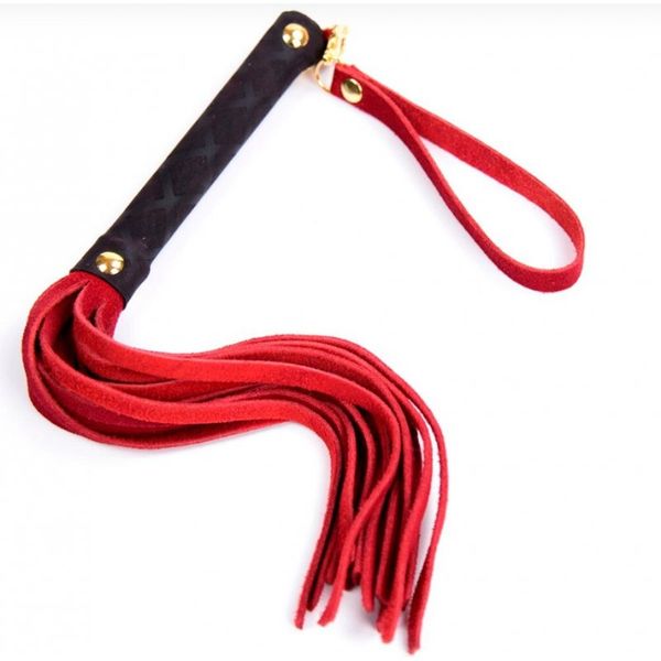 Флоггер DS Fetish Leather flogger S red 292000123 SafeYourLove