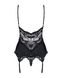 Сатиновий мереживний корсет Obsessive Obsessive 810-COR-1 babydoll & thong SO7156 фото 6 Safeyourlove