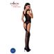 Бодістокінг Passion BS061 black, комбінезон, імітація панчох PBS061B фото 4 Safeyourlove