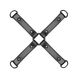 Хрестовина Bedroom Fantasies Hogtie 4 - Way Restraint Cross - Black SO8812 фото 1 Safeyourlove