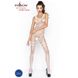 Бодістокінг Passion BS045 white, комбінезон, імітація панчох і боді PBS045W фото 2 Safeyourlove