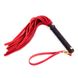 Флоггер DS Fetish Leather flogger S red 292000123 фото 3