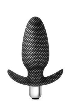 Анальная пробка с вибрацией 3 в 1 BLUSH SPARK THROTTLE AV-01 CARBON FIBER T330554 фото