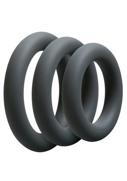 Набір ерекційних кілець Doc Johnson OptiMALE 3 C-Ring Set Thick SO4008 SafeYourLove