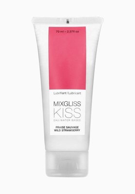 Лубрикант на водній основі MixGliss KISS Wild Strawberry (70 мл) Дика Полуничка SO1620 SafeYourLove