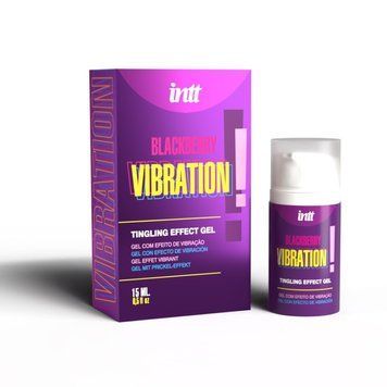 Intt Vibration Blackberry płynny wibrator o zapachu jeżyny, 15 ml