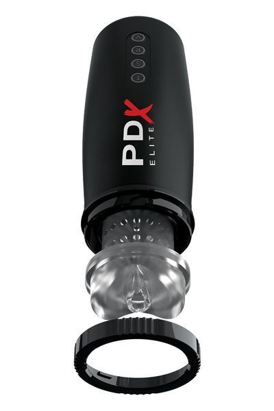 Мастурбатор Pipedream PDX Elite с вибрацией и всасыванием, 22 см P61437 фото