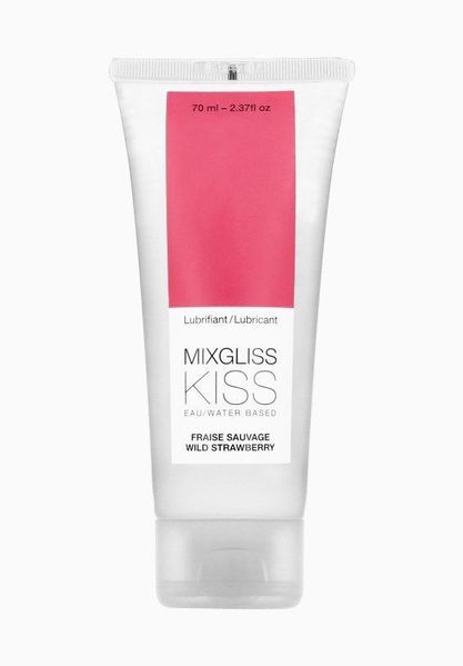 Lubrykant na bazie wody MixGliss KISS Wild Strawberry (70 ml) Wild Strawberry