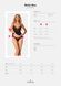Топ та трусики Obsessive Bella Rou top & panties, топ, трусики, розмір M/L SO7862 фото 5 Safeyourlove