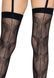 Fishnet stockings with back seam Leg Avenue Butterfly back seam this highs One, Black