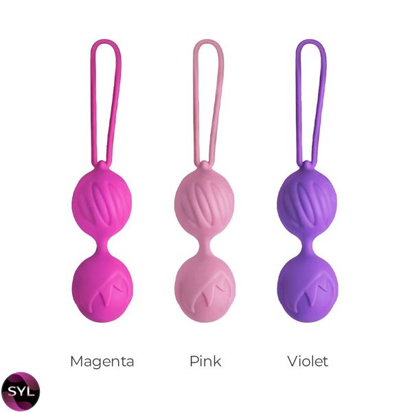 Вагінальні кульки Adrien Lastic Geisha Lastic Balls Mini Pink (S), діаметр 3,4 см, маса 85 г AD40431 SafeYourLove