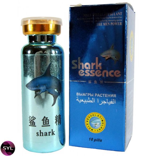 Таблетки Shark Essence (Акулій Екстракт) для сильної ерекції (ціна за упаковку, в упаковці 10 таблеток)